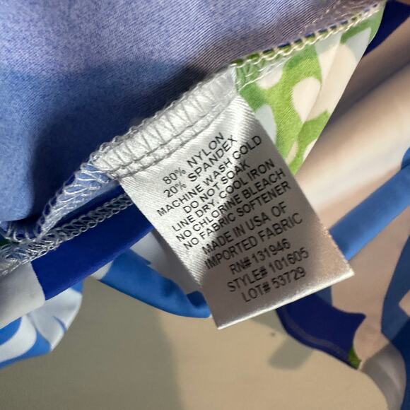 Jude Connally Kerry Shift Dress Bold Floral Periwinkle L - Picture 8 of 10